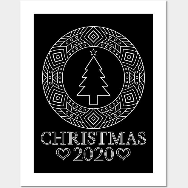 Amusing Mandala Christmas 2020 Artwork Wall Art by star trek fanart and more